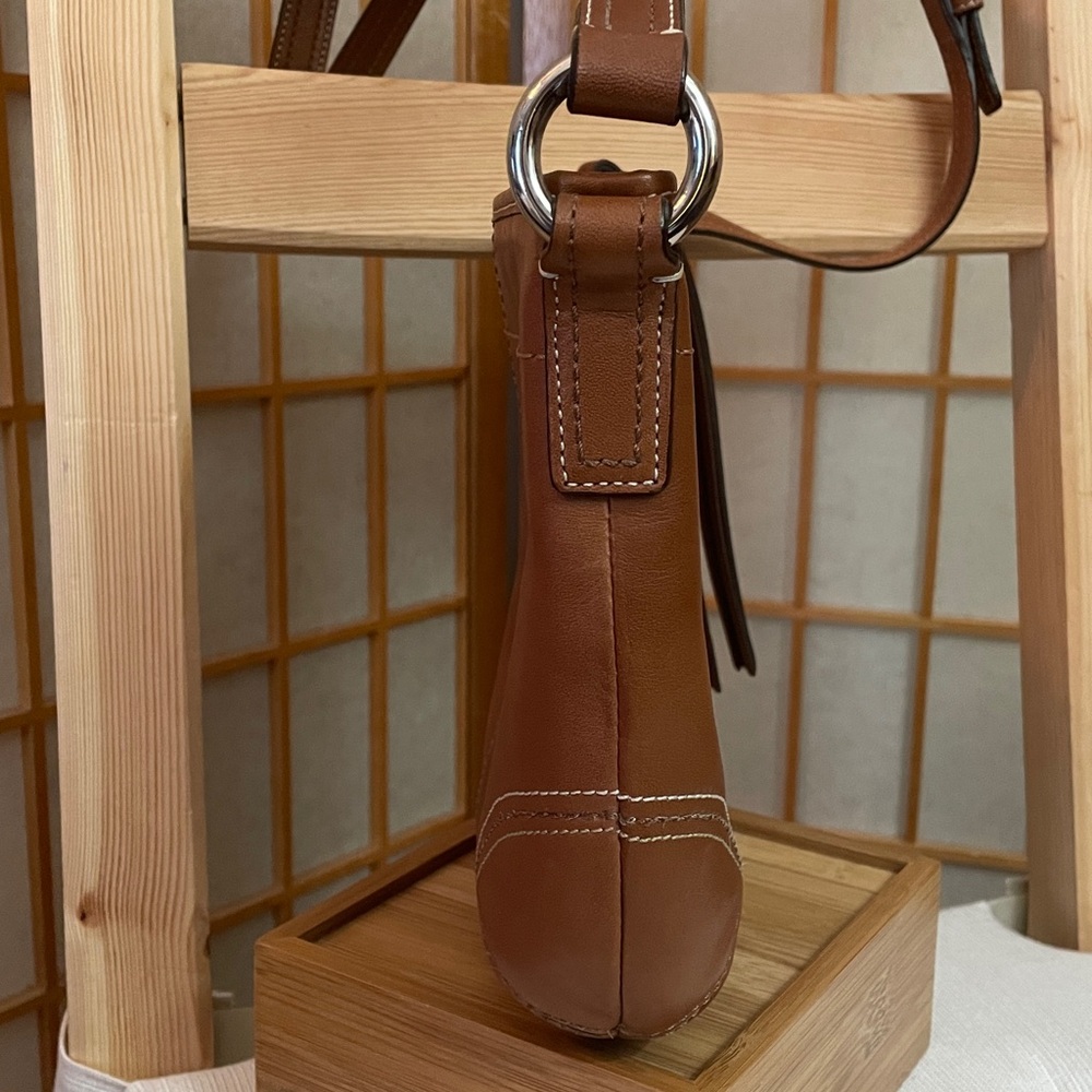 Coach Small SoHo Crossbody Bag in Tan - Picture 6 of 17